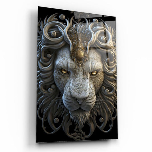 Aslan Dikey Cam Tablo
