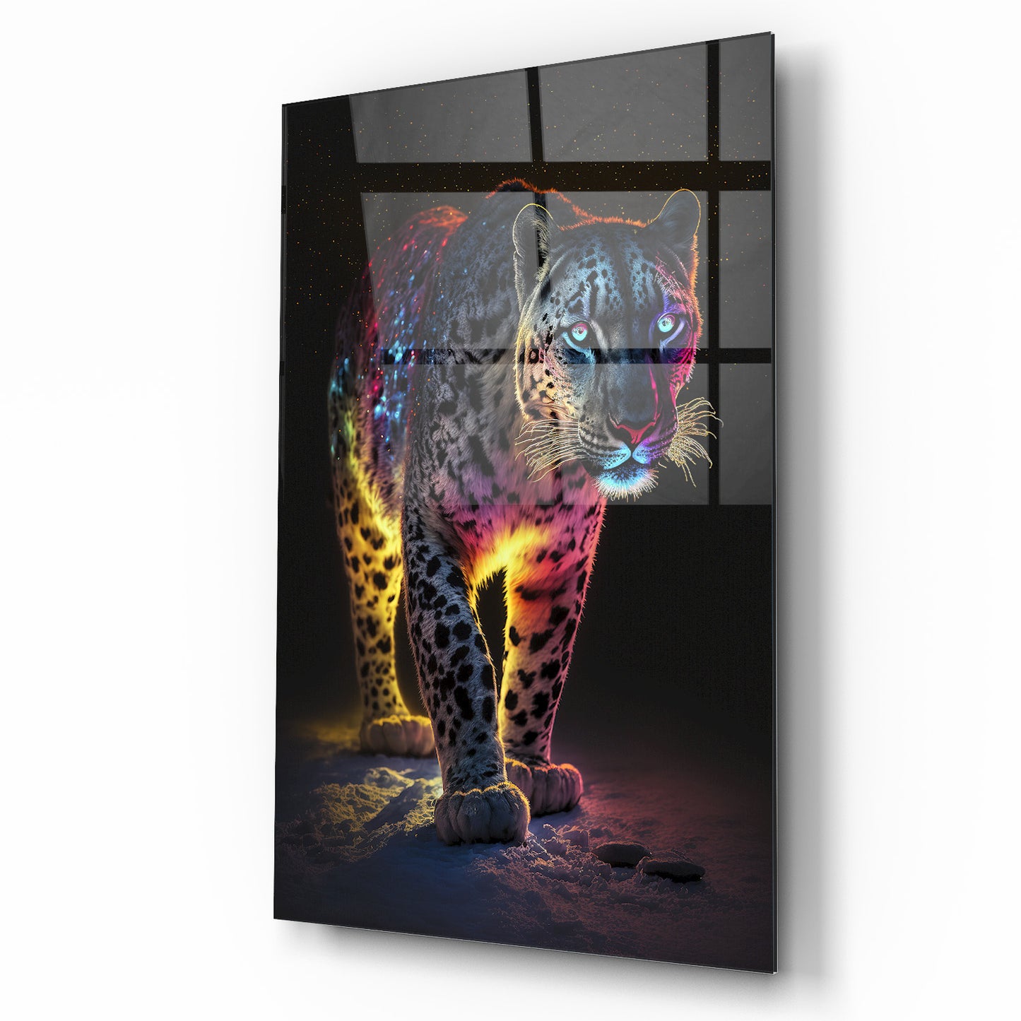 Leopar Dikey Cam Tablo
