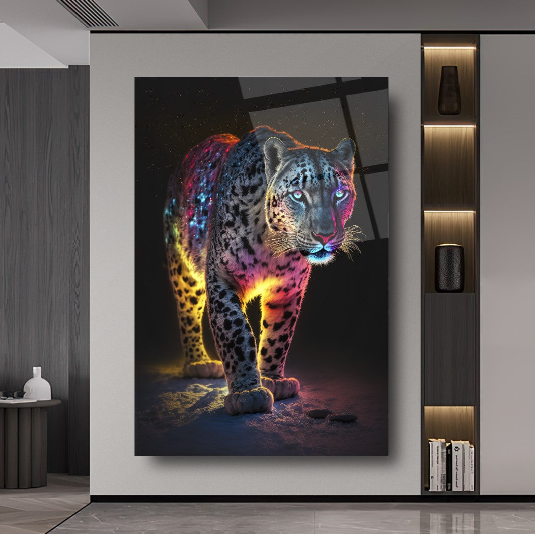 Leopar Dikey Cam Tablo