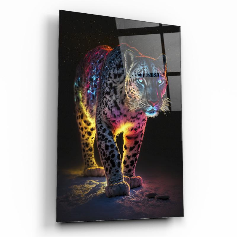 Leopar Dikey Cam Tablo