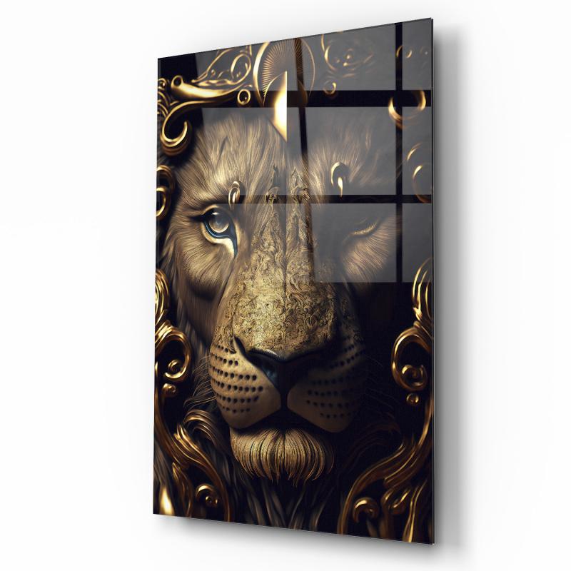 Aslan Dikey Cam Tablo