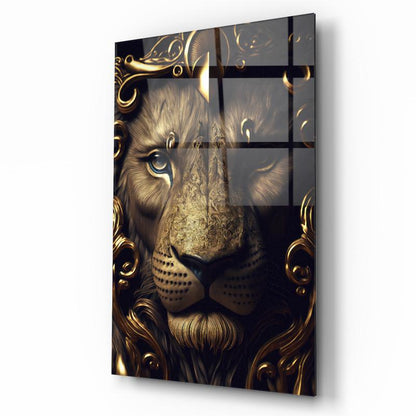 Aslan Dikey Cam Tablo