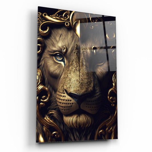 Aslan Dikey Cam Tablo