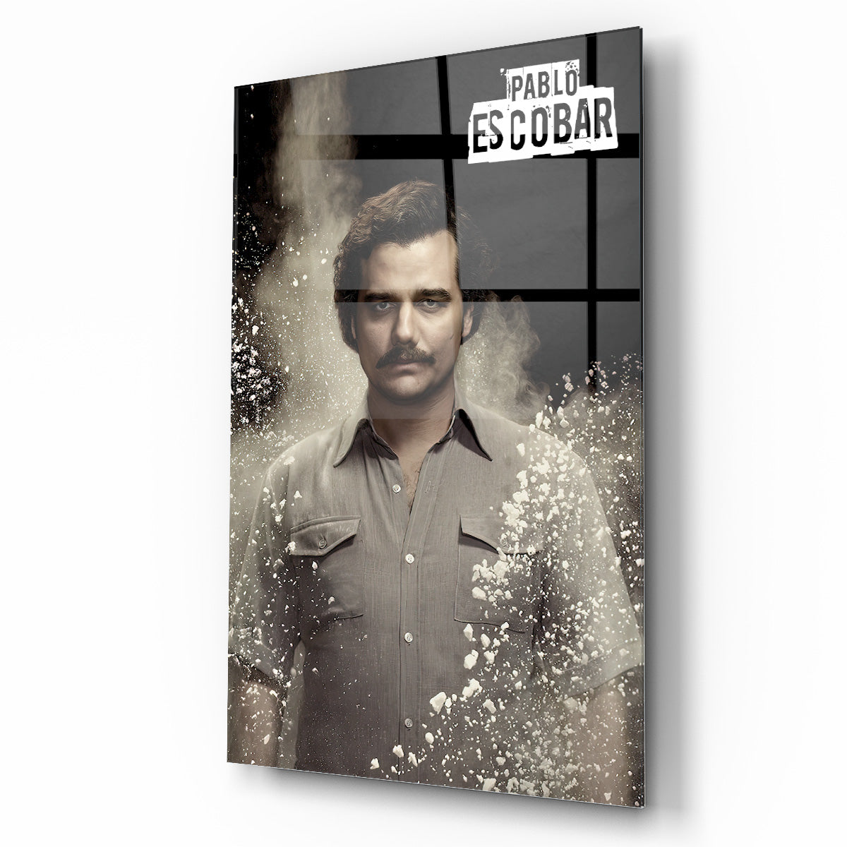 Pablo Escobar Narcos Dikey Cam Tablo