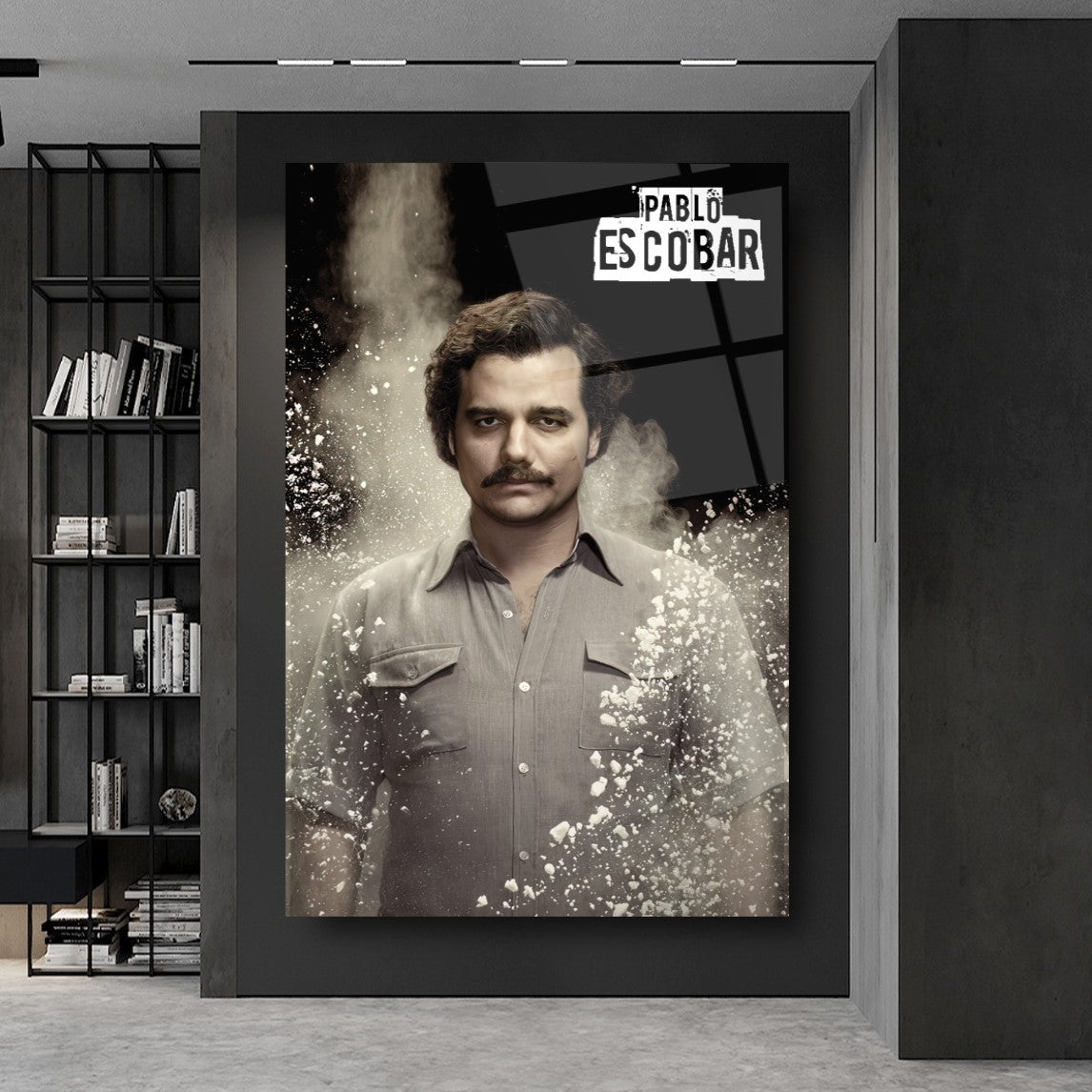 Pablo Escobar Narcos Dikey Cam Tablo