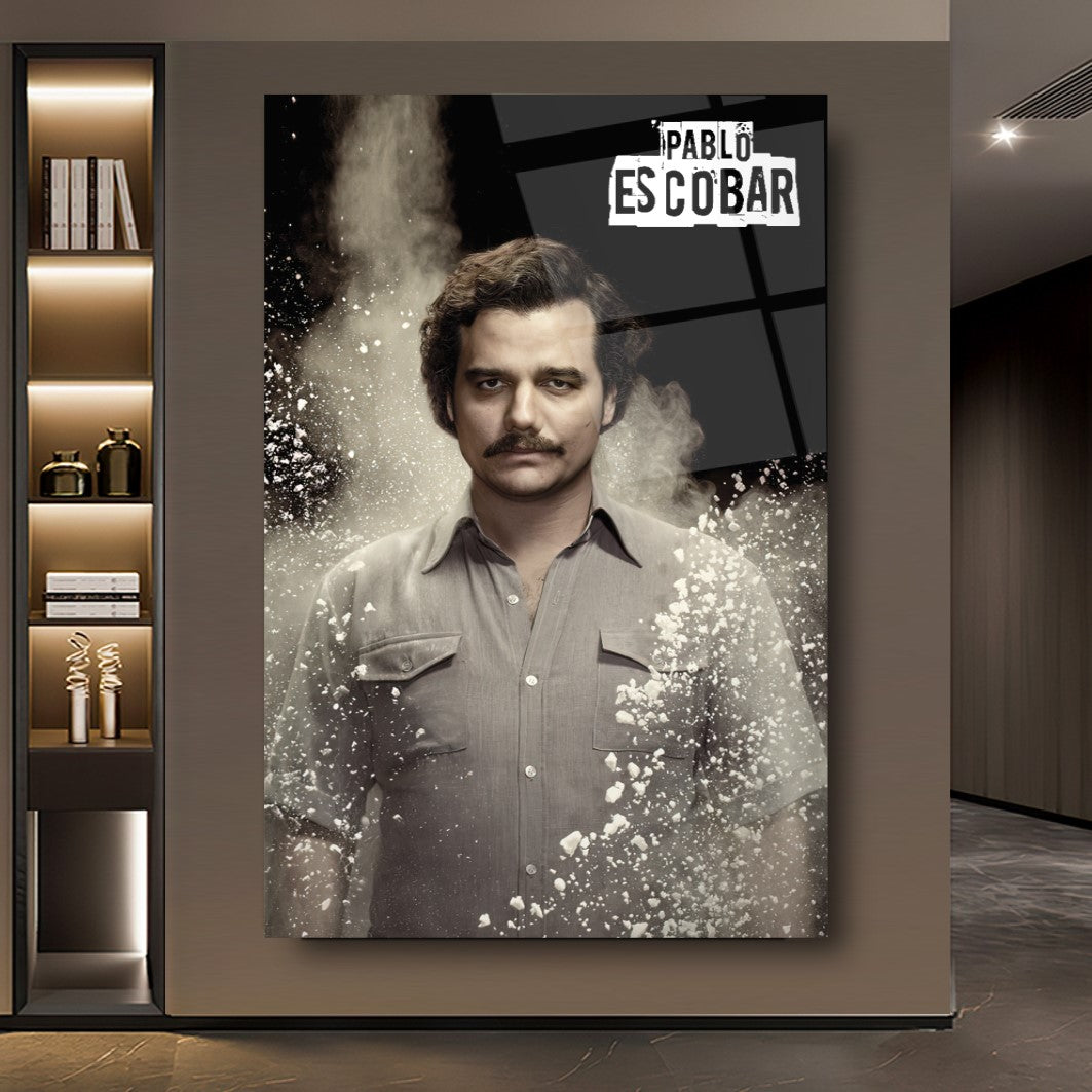 Pablo Escobar Narcos Dikey Cam Tablo