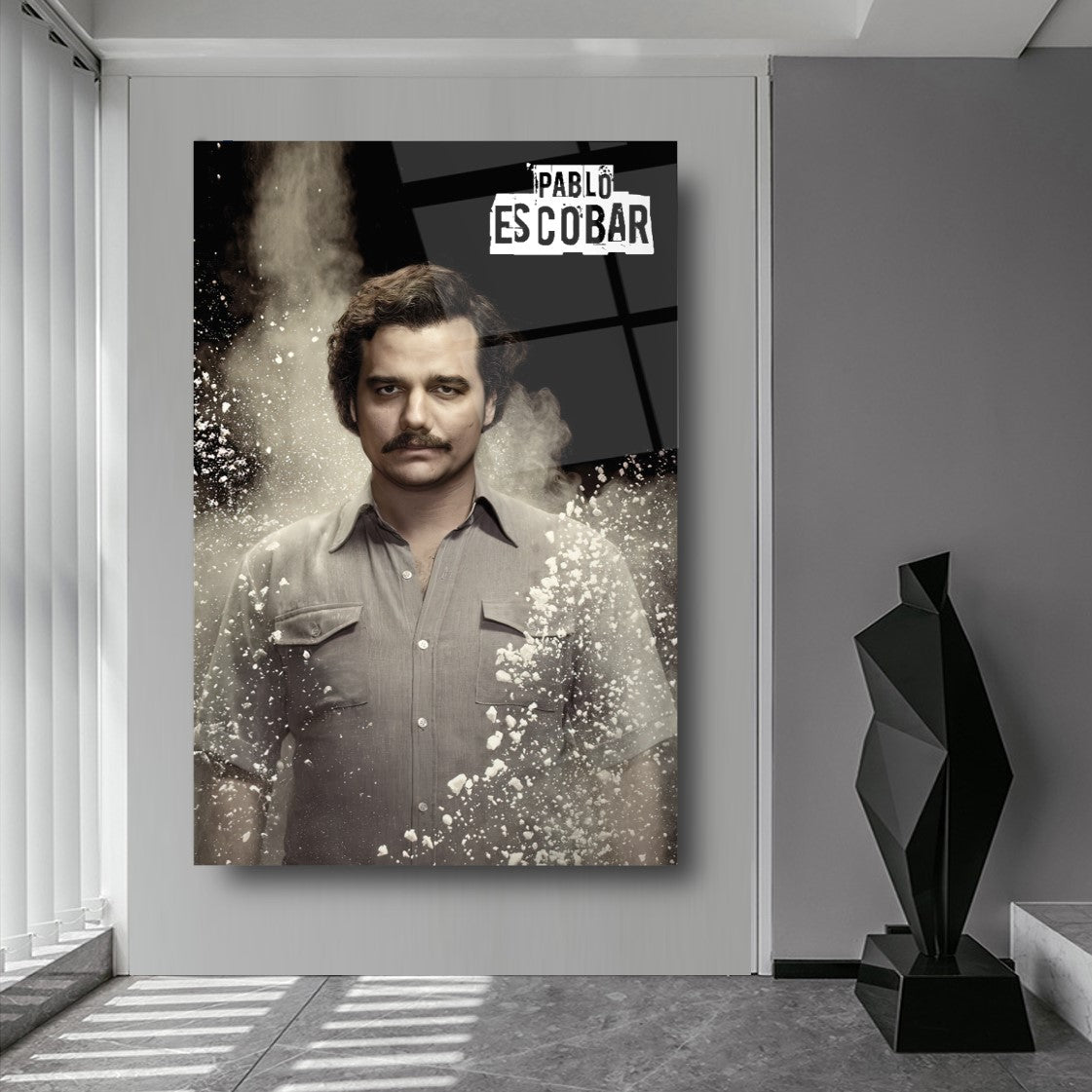 Pablo Escobar Narcos Dikey Cam Tablo