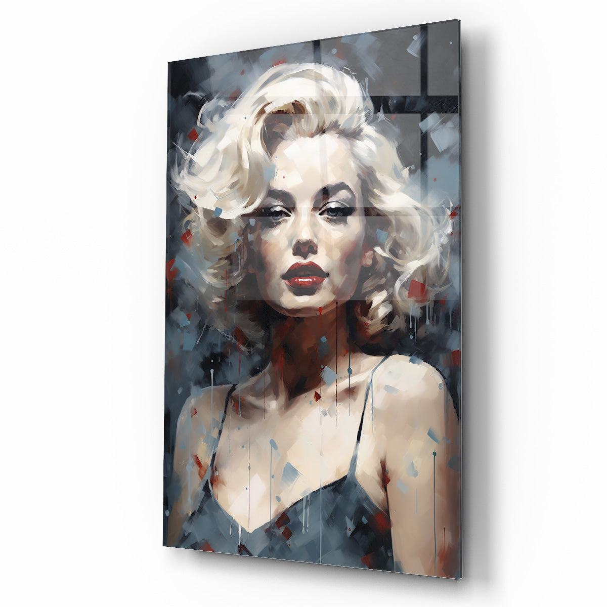 Marilyn Monroe Dikey Cam Tablo