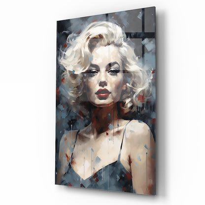 Marilyn Monroe Dikey Cam Tablo