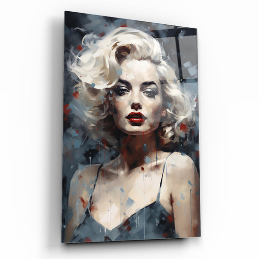 Marilyn Monroe Dikey Cam Tablo