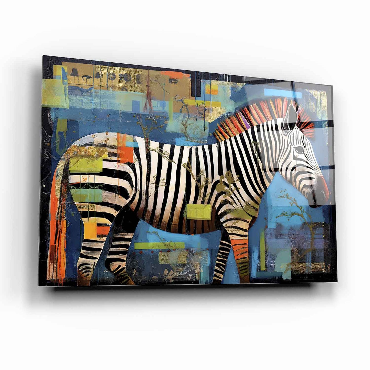 Zebra Yatay Cam Tablo