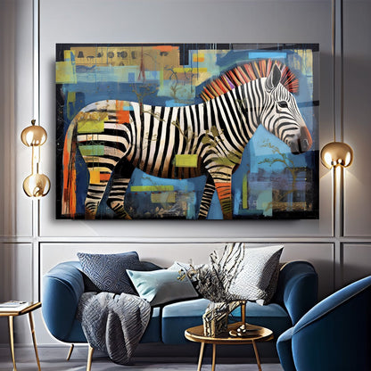 Zebra Yatay Cam Tablo