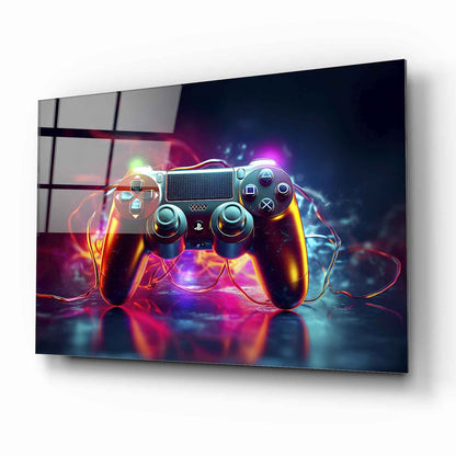 Gamer Oyun Konsolu Yatay Cam Tablo