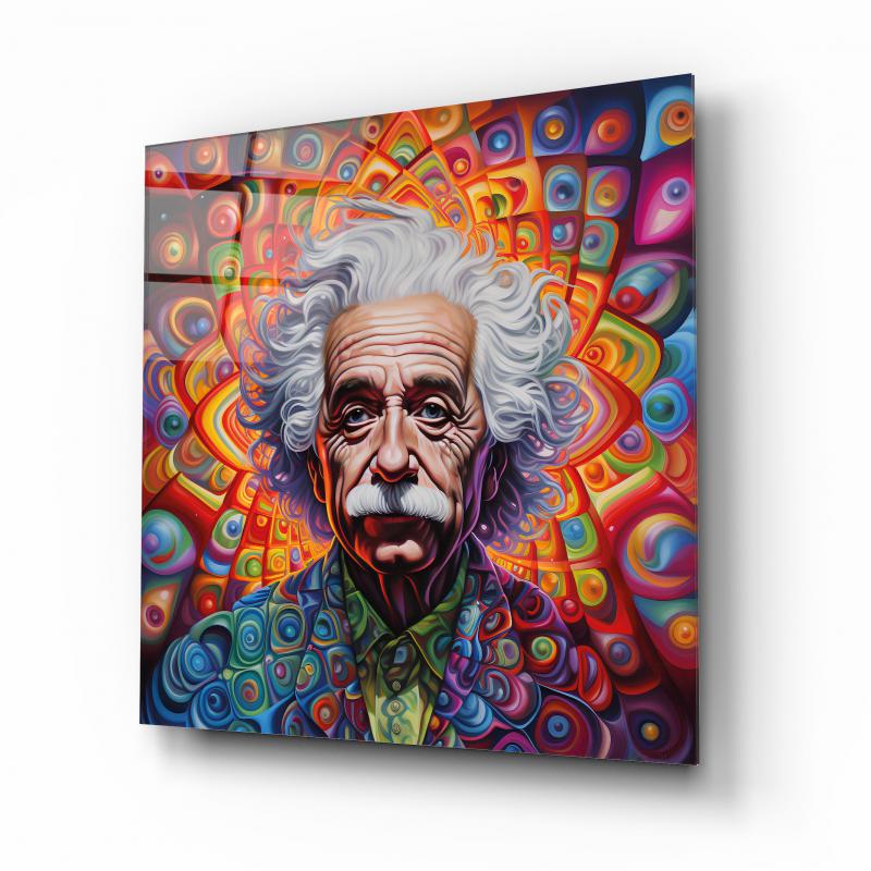 Albert Einstein Kare Cam Tablo