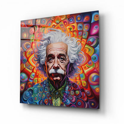 Albert Einstein Kare Cam Tablo