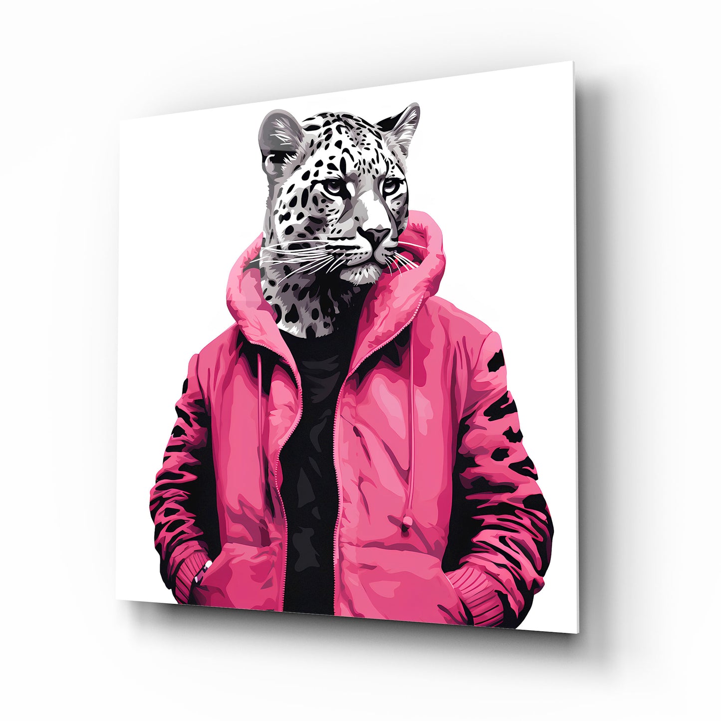 Leopar Kare Cam Tablo