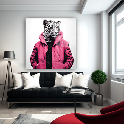 Leopar Kare Cam Tablo