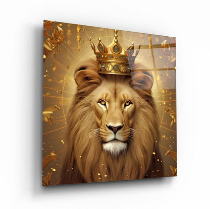 Aslan Kare Cam Tablo