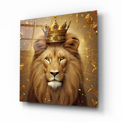 Aslan Kare Cam Tablo