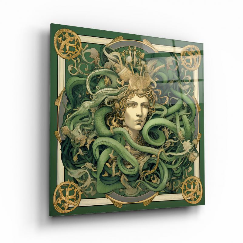 Medusa Kare Cam Tablo