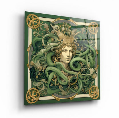 Medusa Kare Cam Tablo