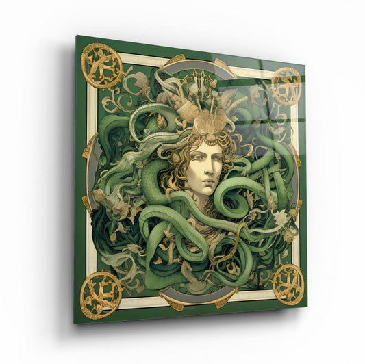 Medusa Kare Cam Tablo