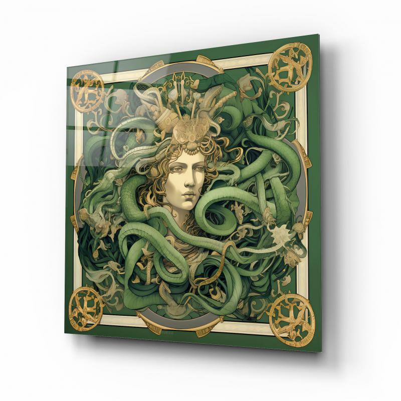Medusa Kare Cam Tablo