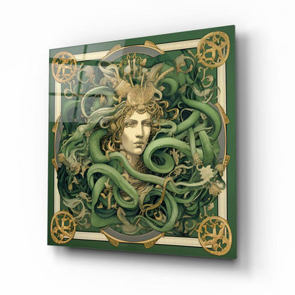 Medusa Kare Cam Tablo