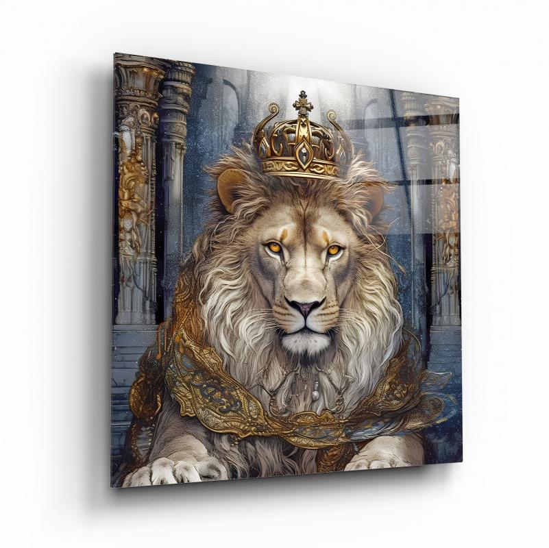 Aslan Kare Cam Tablo