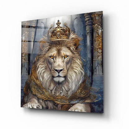 Aslan Kare Cam Tablo