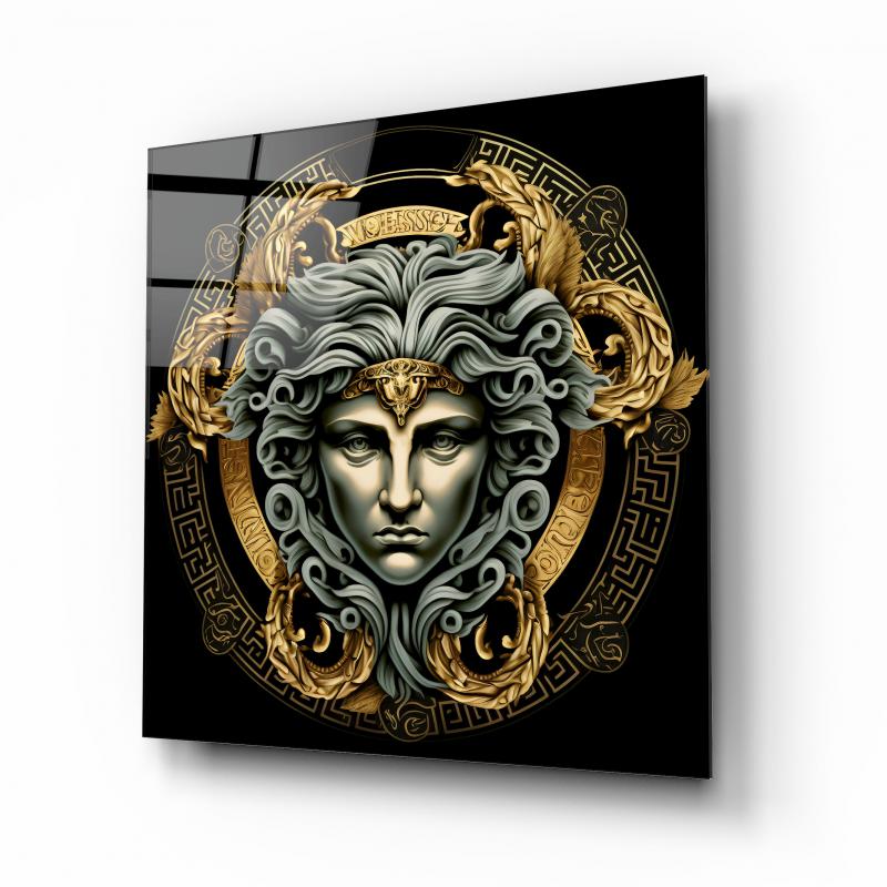 Medusa Kare Cam Tablo