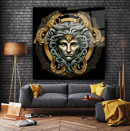 Medusa Kare Cam Tablo