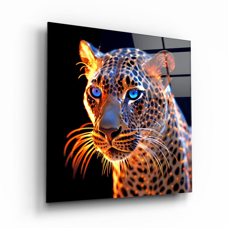Leopar Kare Cam Tablo
