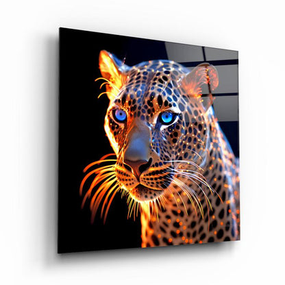 Leopar Kare Cam Tablo