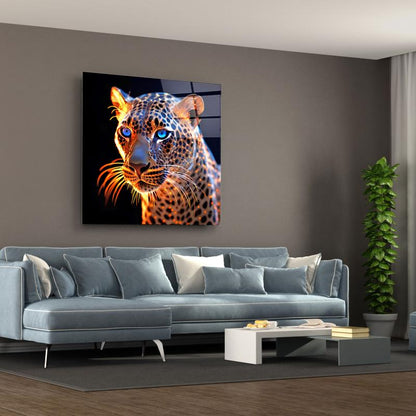 Leopar Kare Cam Tablo