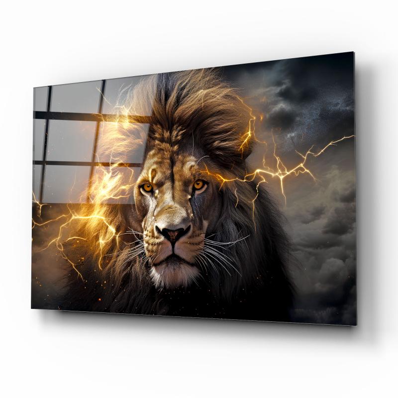 Aslan Yatay Cam Tablo