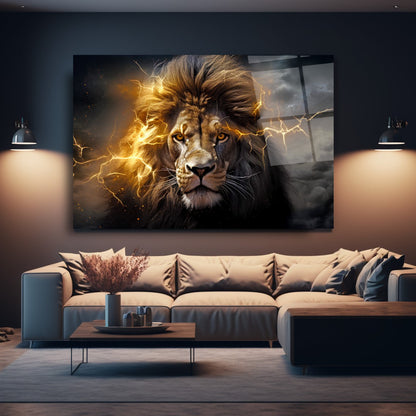 Aslan Yatay Cam Tablo