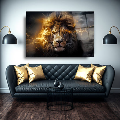 Aslan Yatay Cam Tablo
