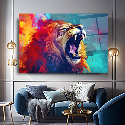Aslan Yatay Cam Tablo