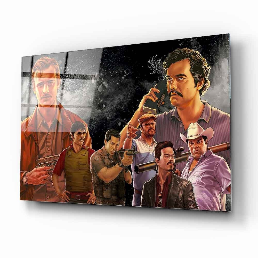 Narcos Pablo Escobar Yatay Cam Tablo