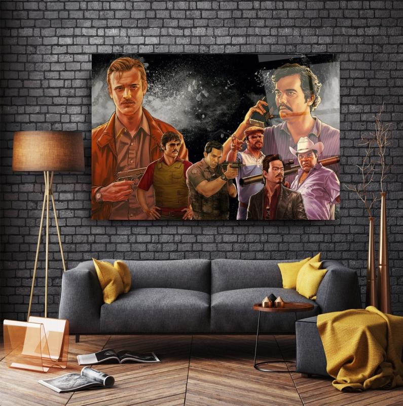 Narcos Pablo Escobar Yatay Cam Tablo