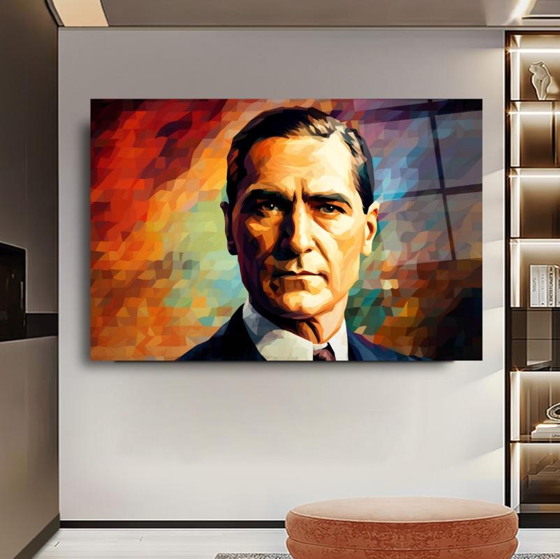 Atatürk Yatay Cam Tablo