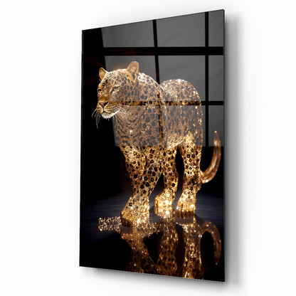 Leopar Dikey Cam Tablo