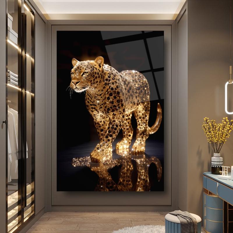 Leopar Dikey Cam Tablo