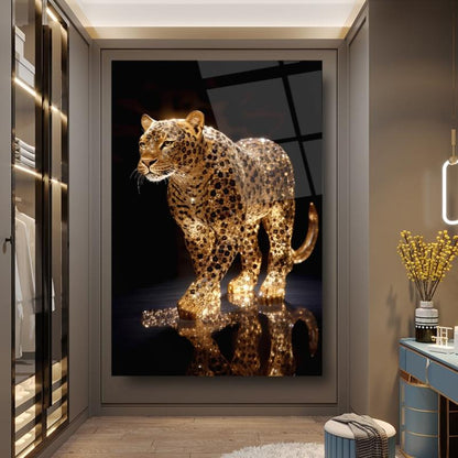 Leopar Dikey Cam Tablo