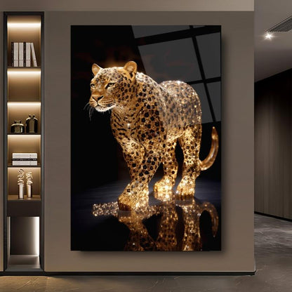 Leopar Dikey Cam Tablo