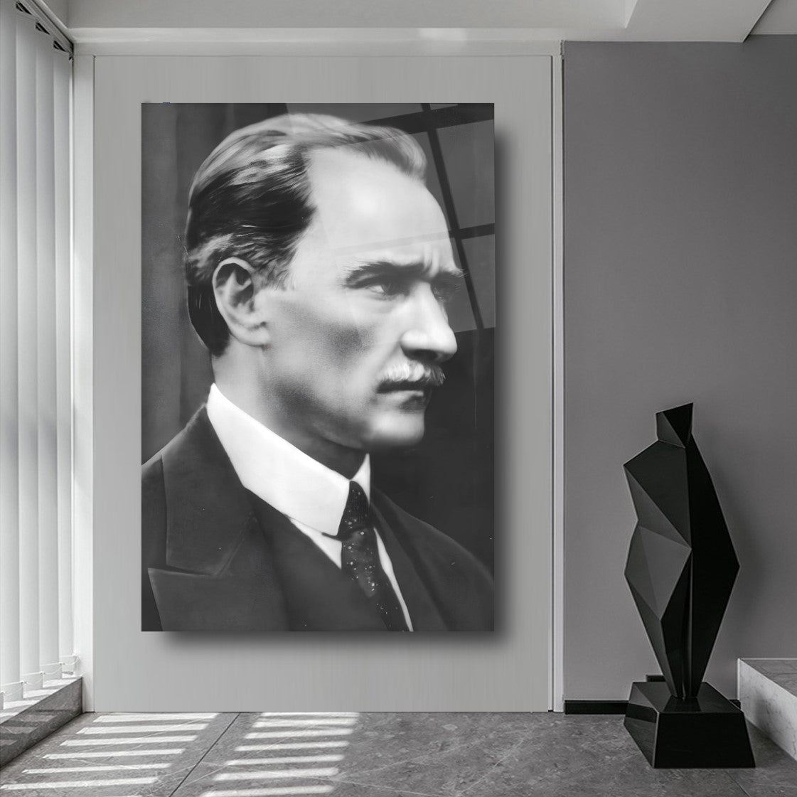 Atatürk Dikey Cam Tablo