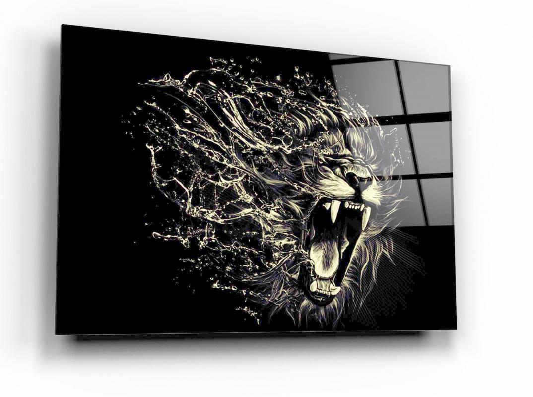 Aslan Yatay Cam Tablo