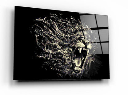 Aslan Yatay Cam Tablo
