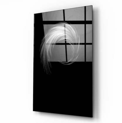 Minimal Desenler Dikey Cam Tablo